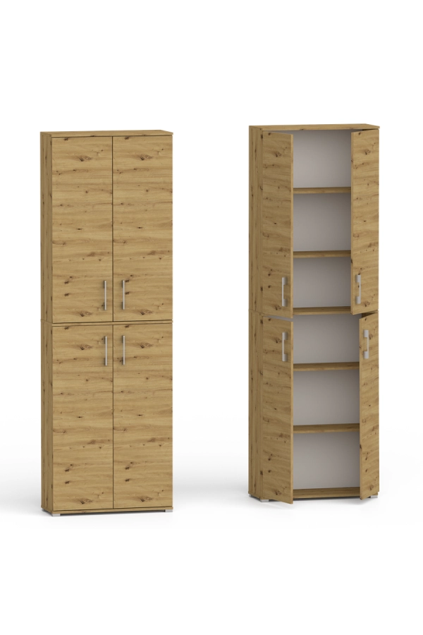 Szafa biurowa Pola 215 - 4D 80cm Dąb Artisan